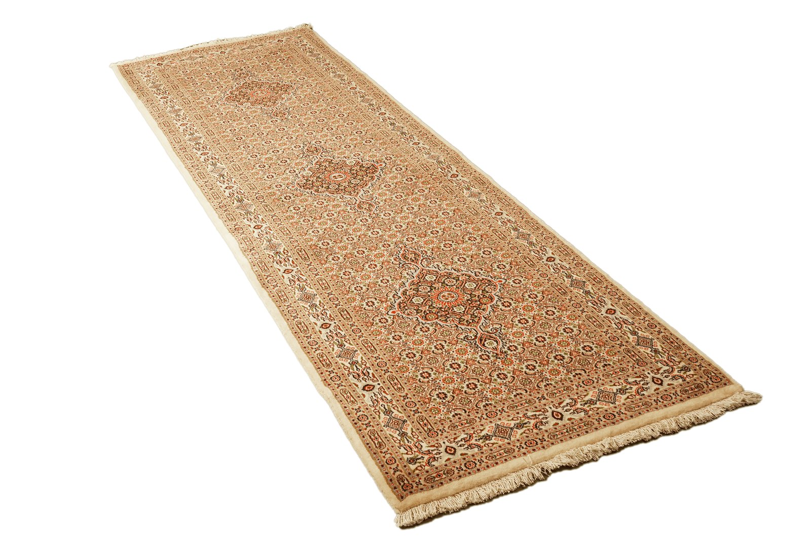 Moud Mahi — Hand-knotted, 81x242 cm, Beige, 100% Virgin Wool | View 4