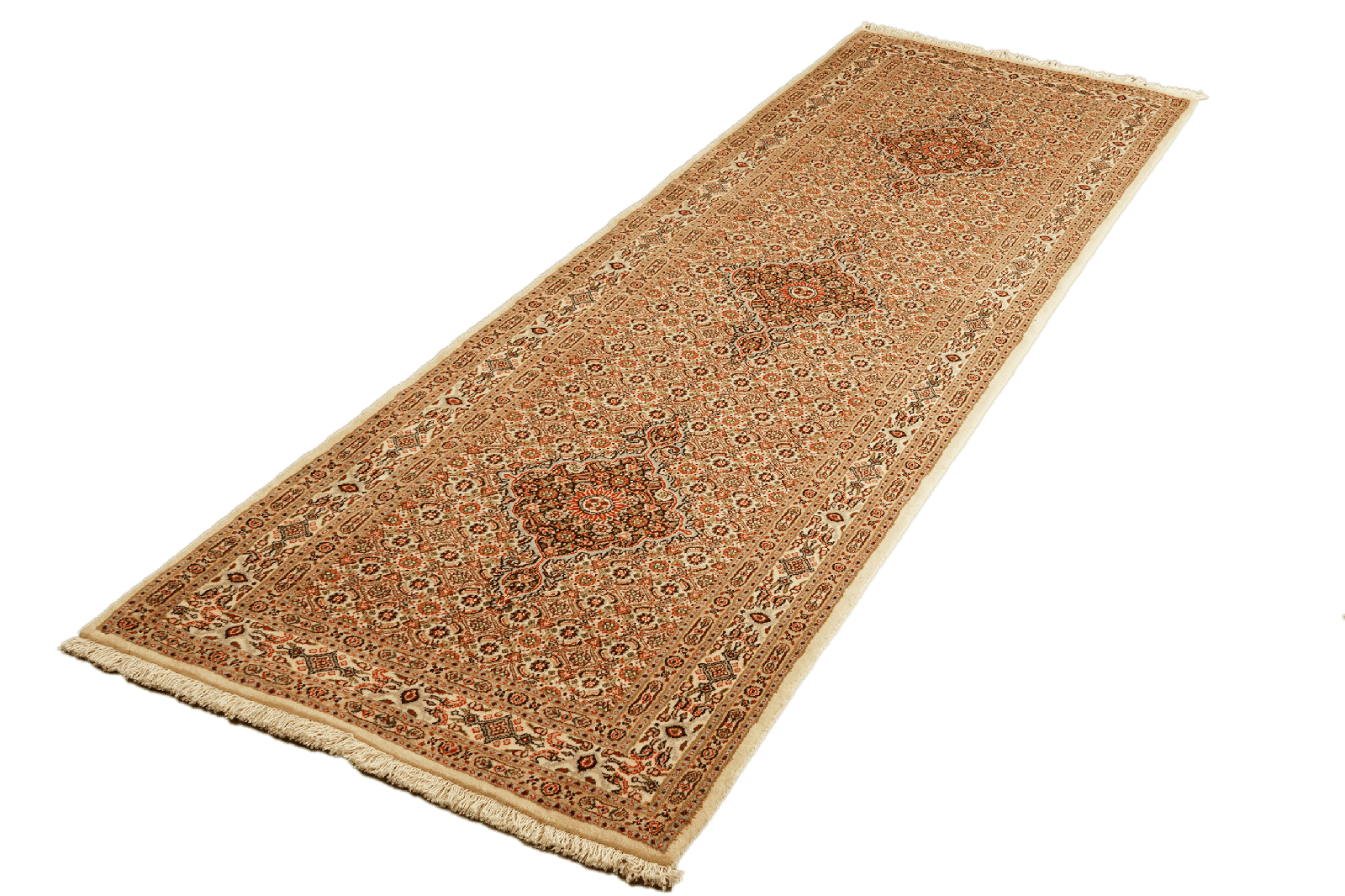 Moud Mahi — Hand-knotted, 81x242 cm, Beige, 100% Virgin Wool | View 5