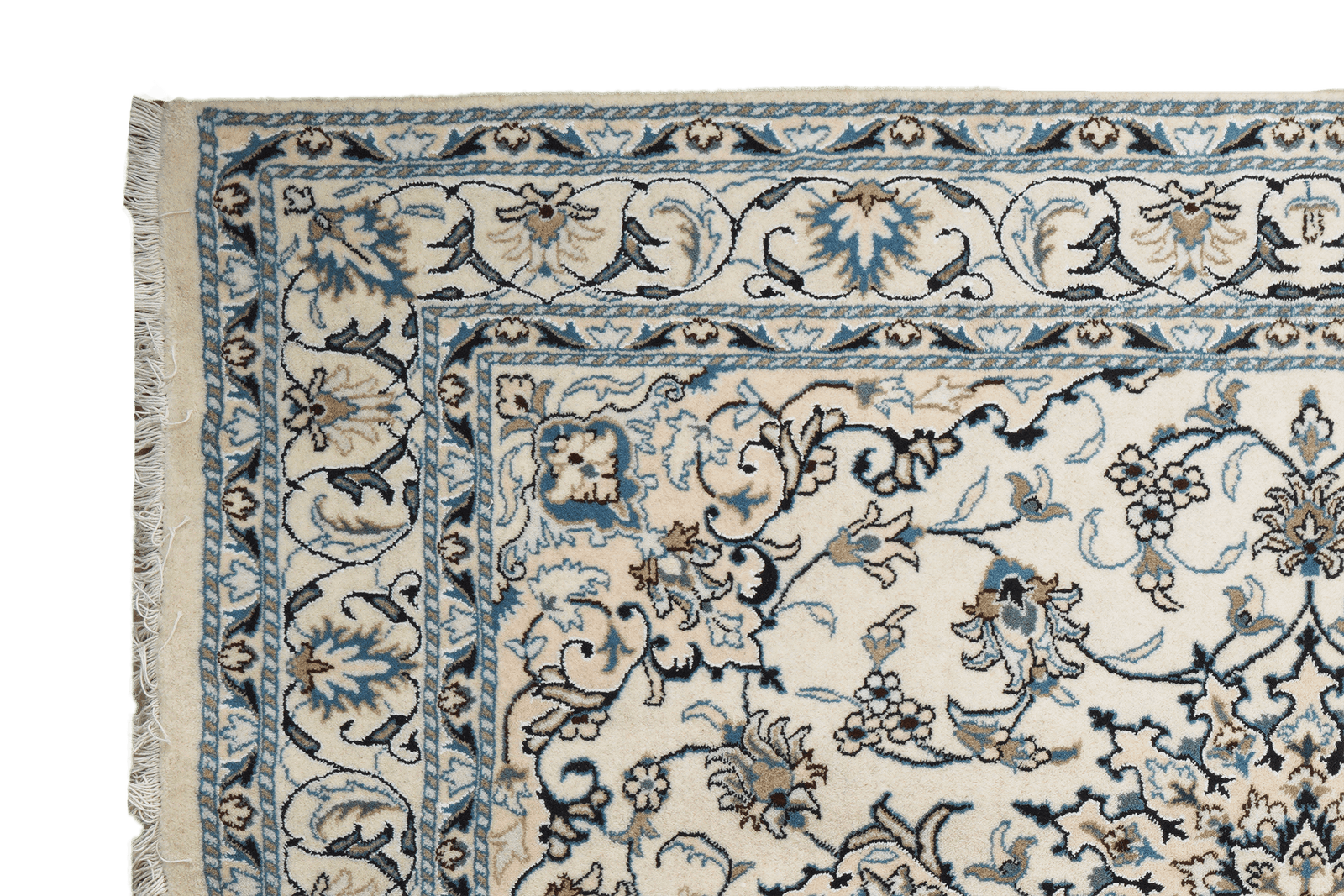 Nain 12La — Hand-knotted, 149x204 cm, Beige, 100% Virgin Wool | View 3