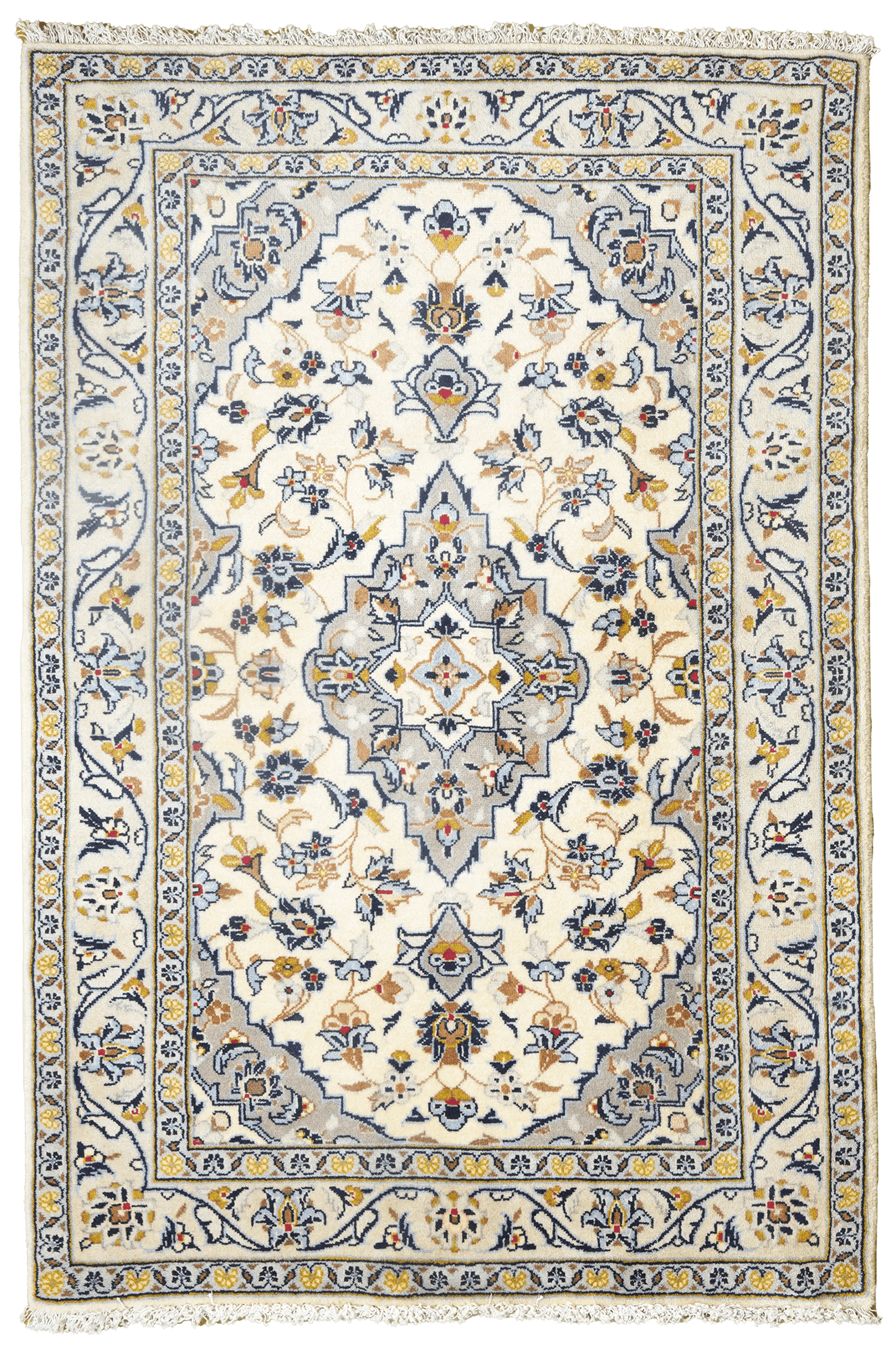 Ardakan — Hand-knotted, 100x149 cm, Beige, 100% Virgin Wool | Main view