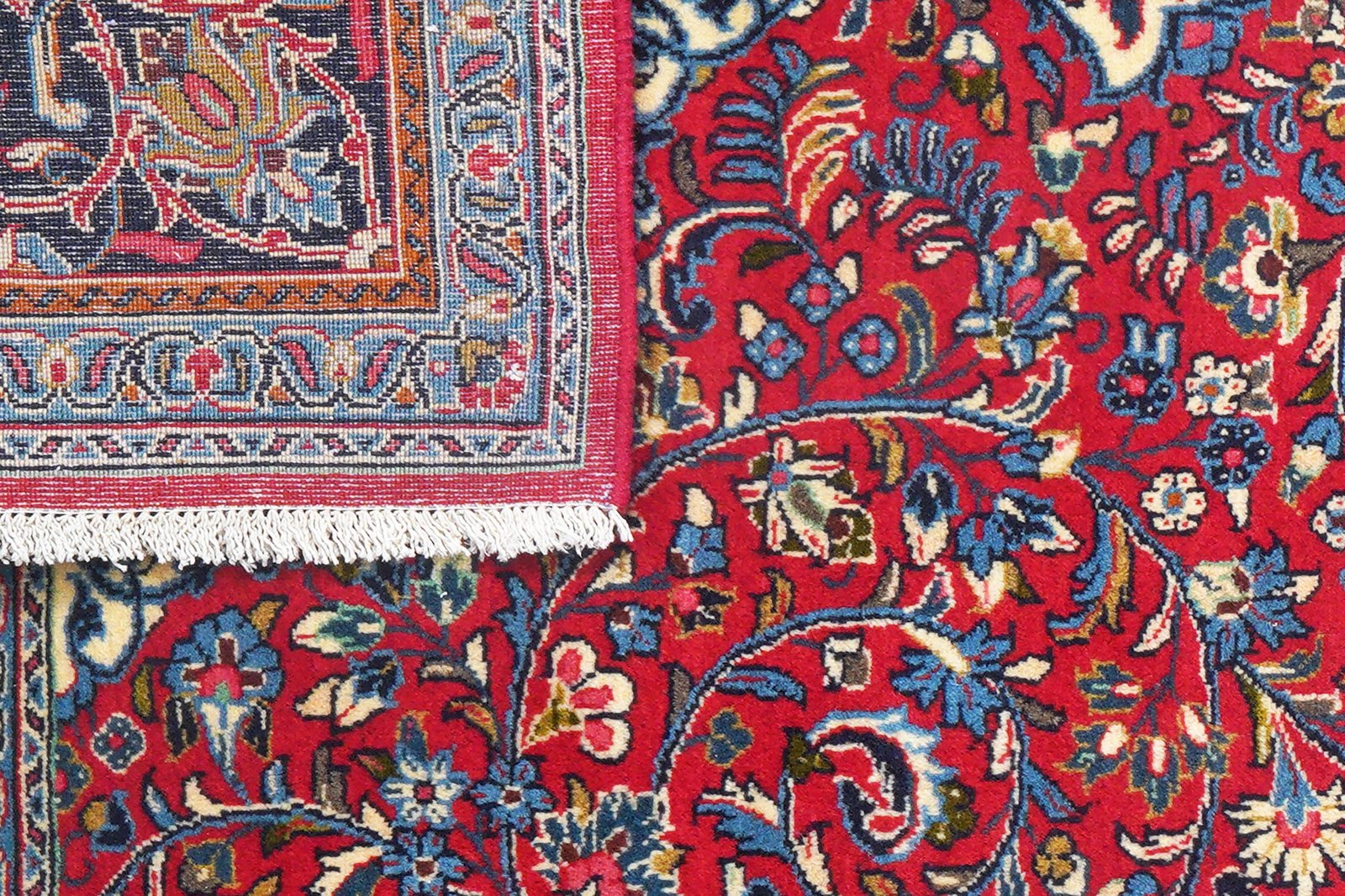 Sarough — Hand-knotted, 203x303 cm, Red, 100% Virgin Wool | View 7