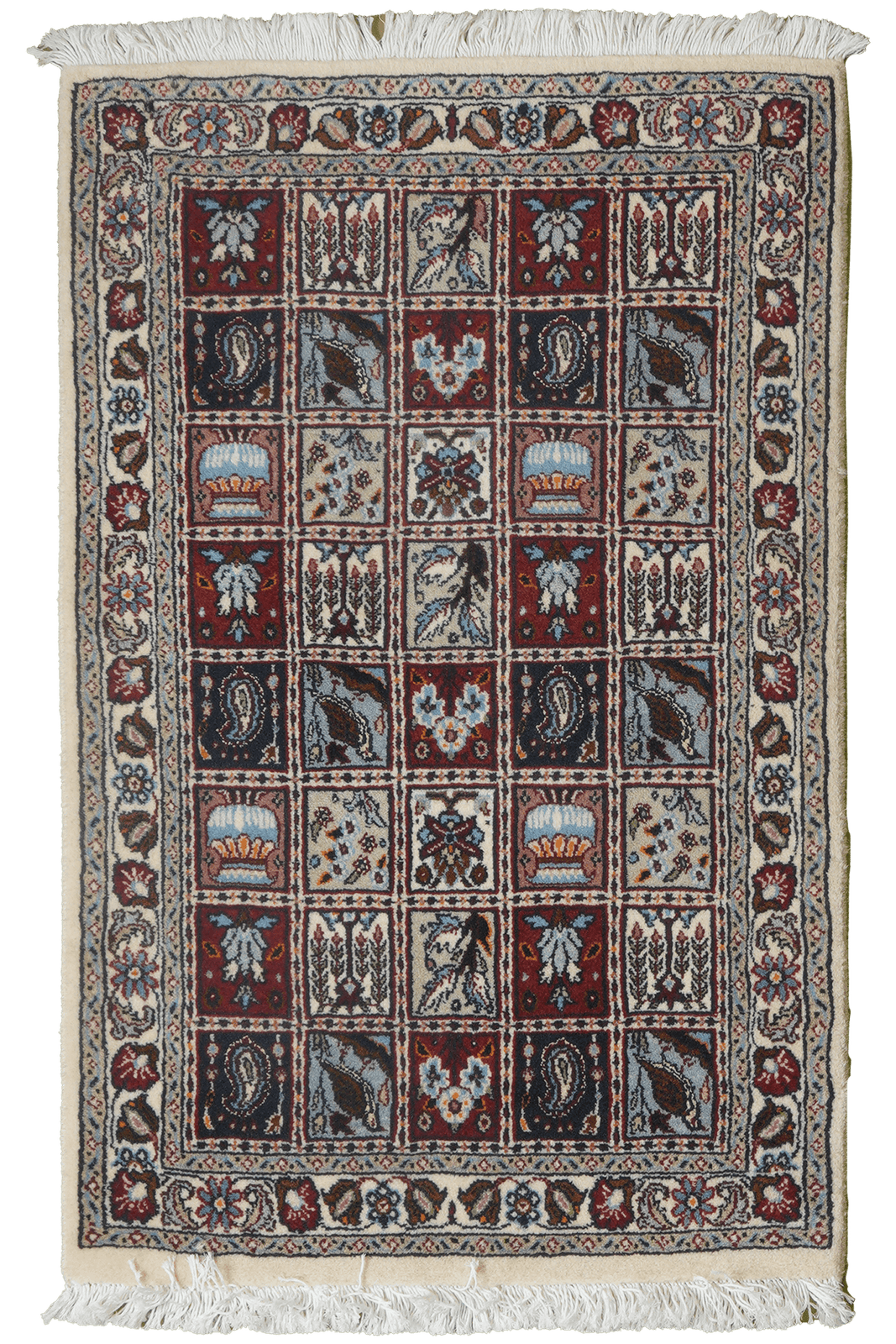 Moud Felder — Hand-knotted, 58x91 cm, Multicolor, 100% Virgin Wool | Main view