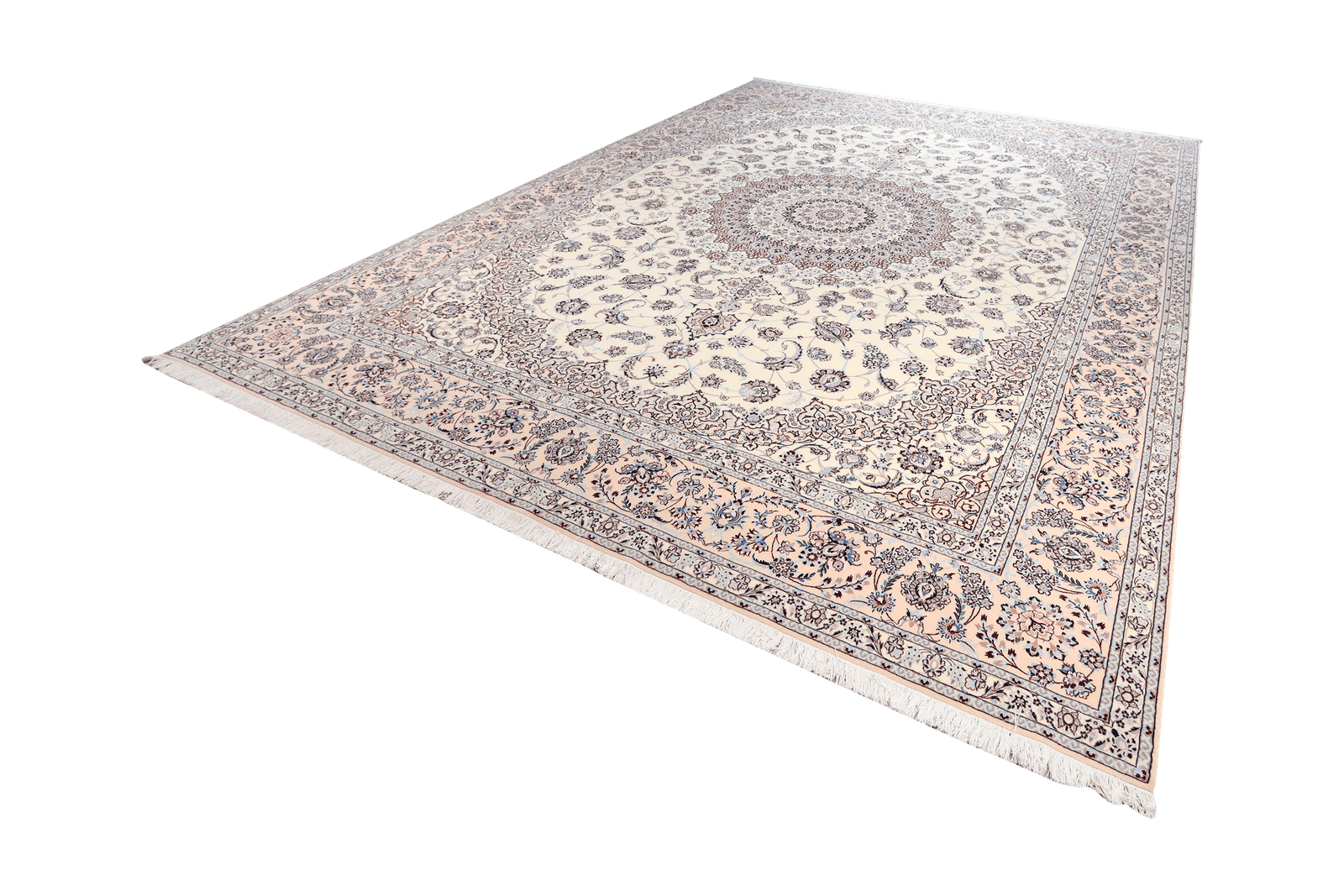 Nain 6La — Hand-knotted, 305x405 cm, Beige, 100% Virgin Wool | View 5