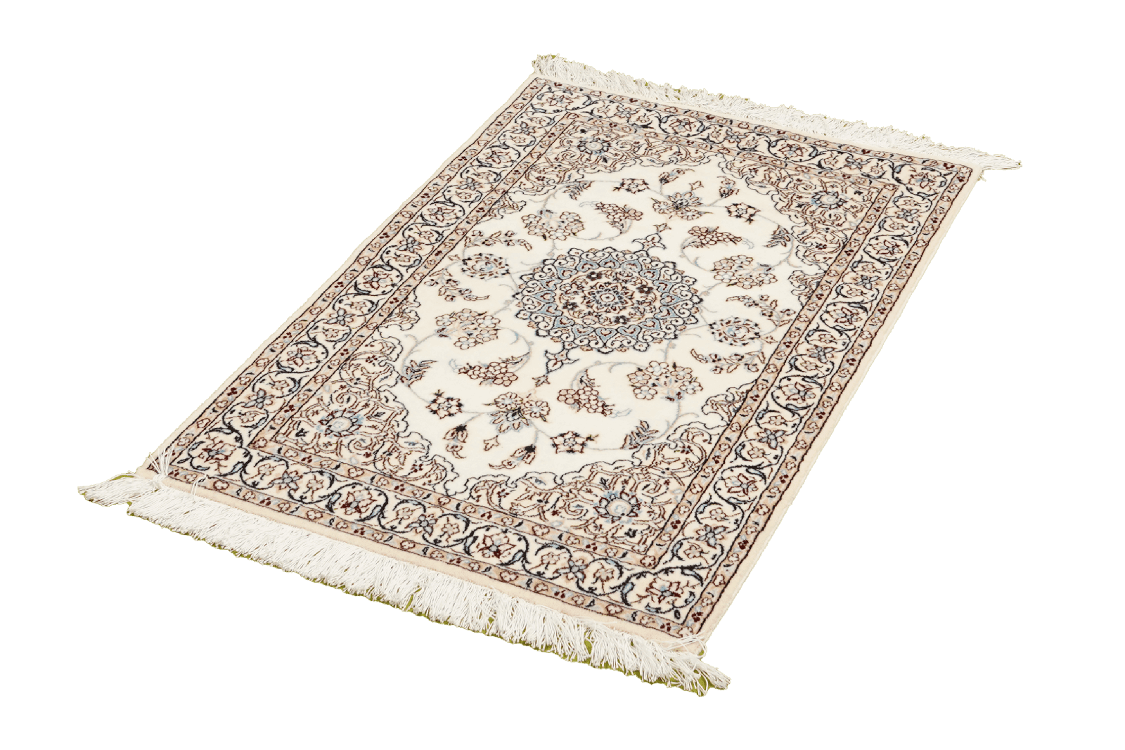 Nain 6La — Hand-knotted, 60x91 cm, Beige, 100% Virgin Wool | View 5