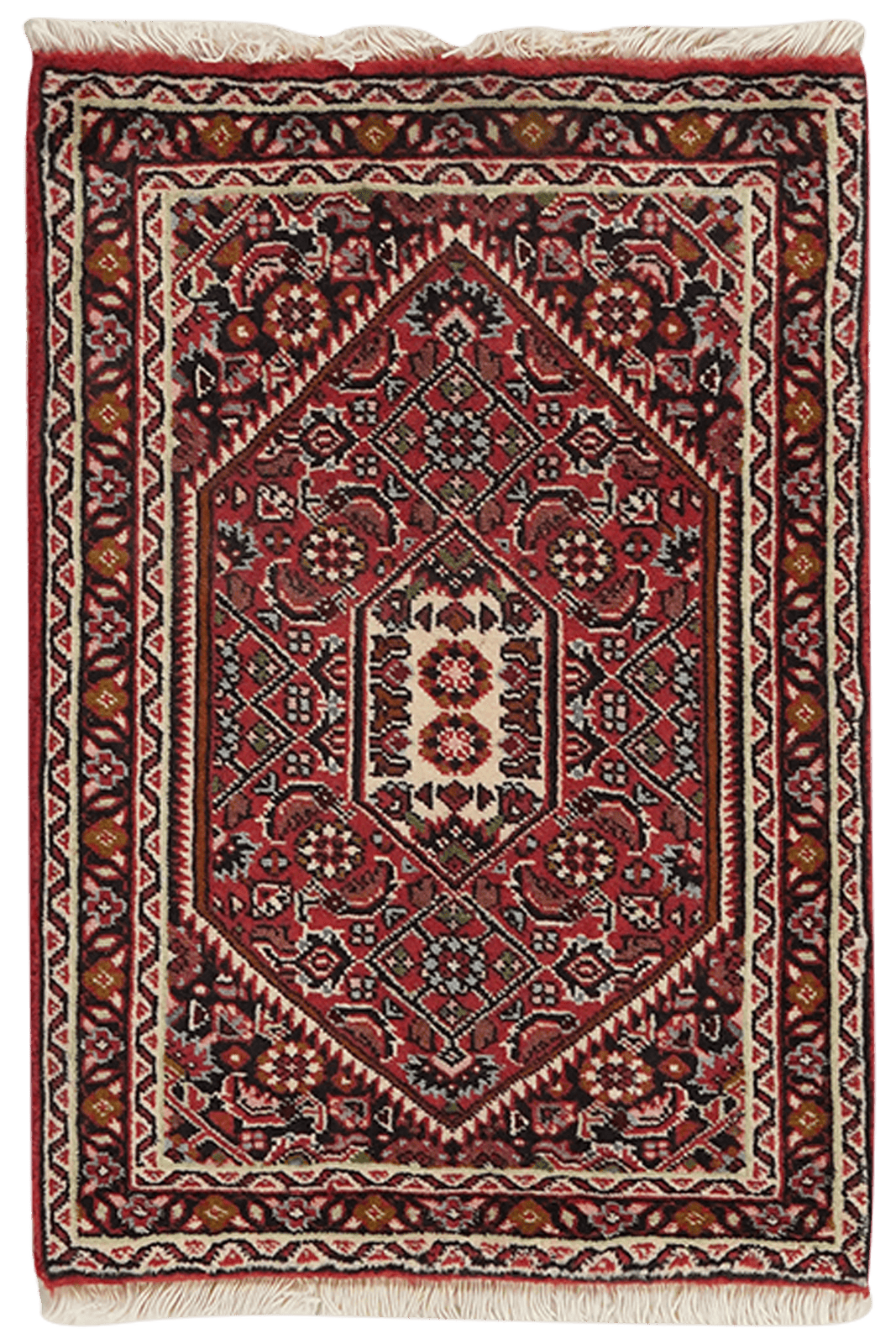 Bidjar Zandjan — Hand-knotted, 44x63 cm, Blue, 100% Virgin Wool | Main view