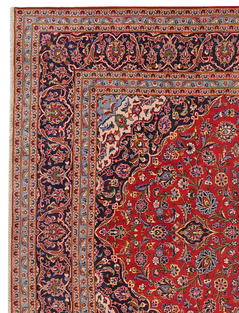 Ardakan — Hand-knotted, 250x357 cm, Red, 100% Virgin Wool | View 3