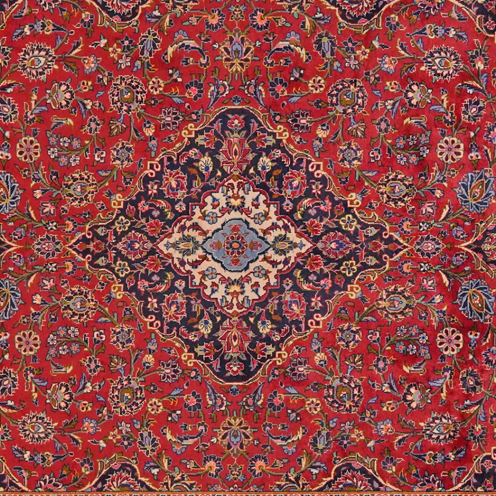 Ardakan — Hand-knotted, 250x357 cm, Red, 100% Virgin Wool | View 4