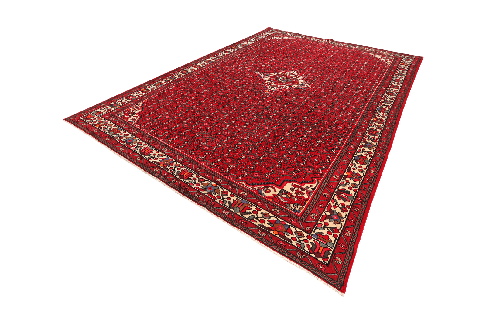 Hosseinabad — Hand-knotted, 254x355 cm, Red, 100% Virgin Wool | View 5