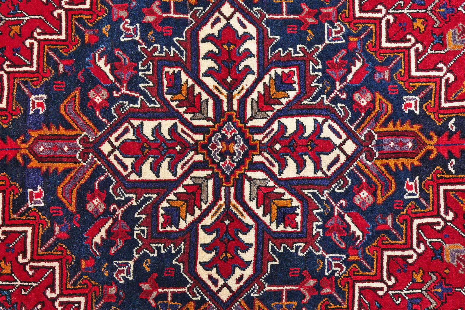 Mehrewan — Handgefertigt, 290x205 cm, Blau, 100% Virgin Wool | View 9