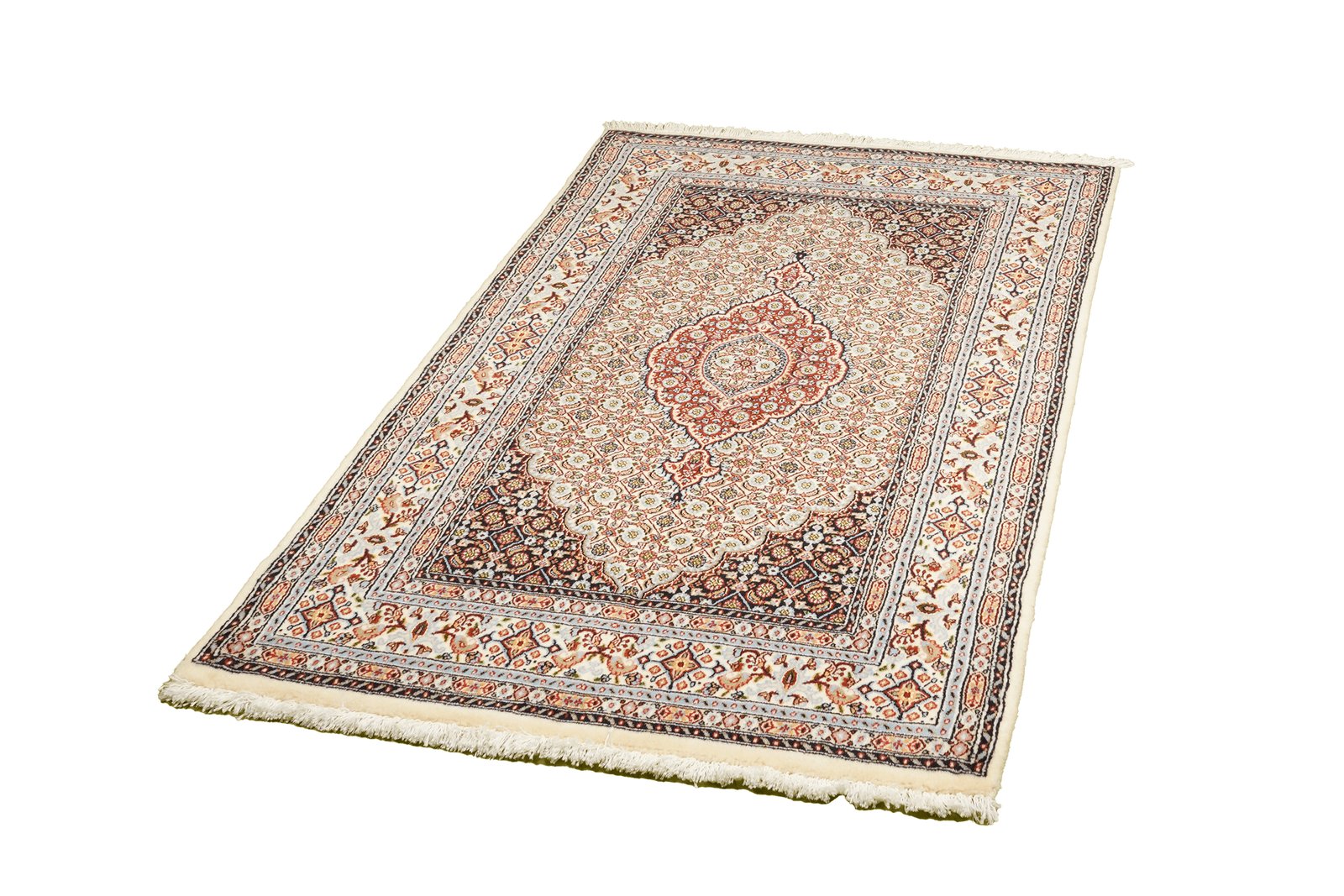 Moud Mahi — Hand-knotted, 95x154 cm, Beige, 100% Virgin Wool | View 5