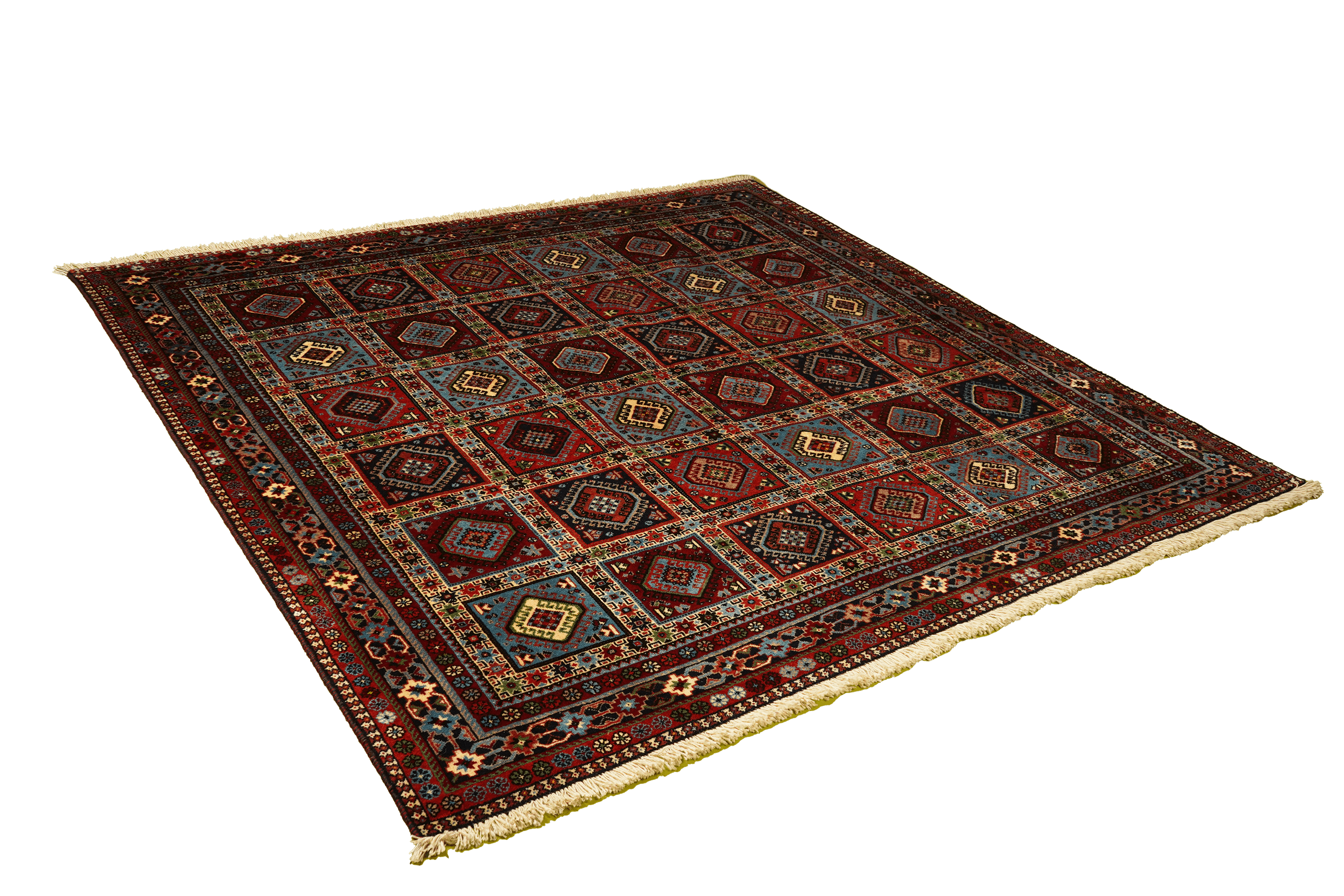 Yalameh — Hand-knotted, 203x197 cm, Multicolor, 100% Virgin Wool | View 4