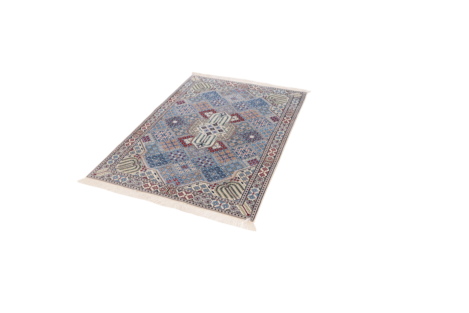 Nain 6La — Handgefertigt, 144x105 cm, Beige, 100% Virgin Wool | View 6