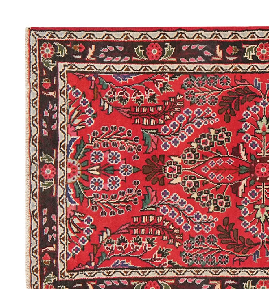 Dardjazin — Hand-knotted, 82x263 cm, Red, 100% Virgin Wool | View 3
