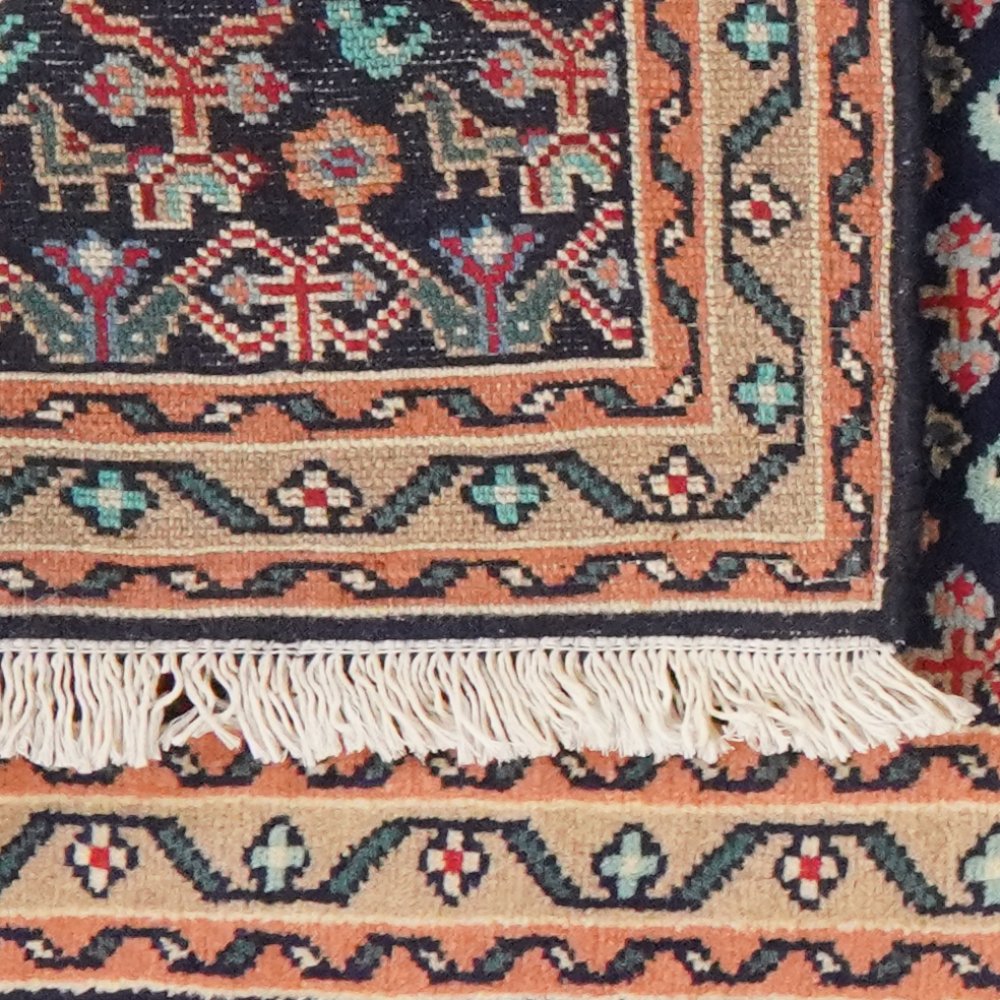 Assadabad — Hand-knotted, 71x237 cm, Blue, 100% Virgin Wool | View 6
