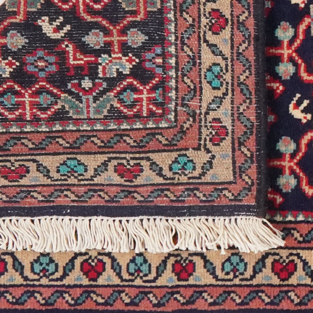 Assadabad — Hand-knotted, 72x236 cm, Blue, 100% Virgin Wool | View 6