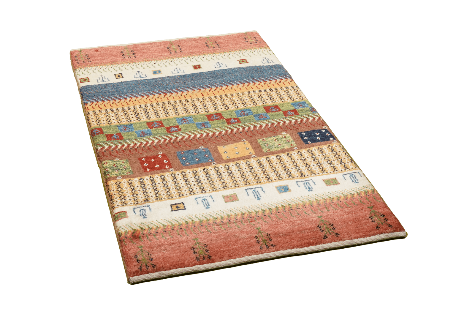 Gabbeh Sonnat — Handgefertigt, 97x61 cm, Bunt, 100% Virgin Wool | View 6