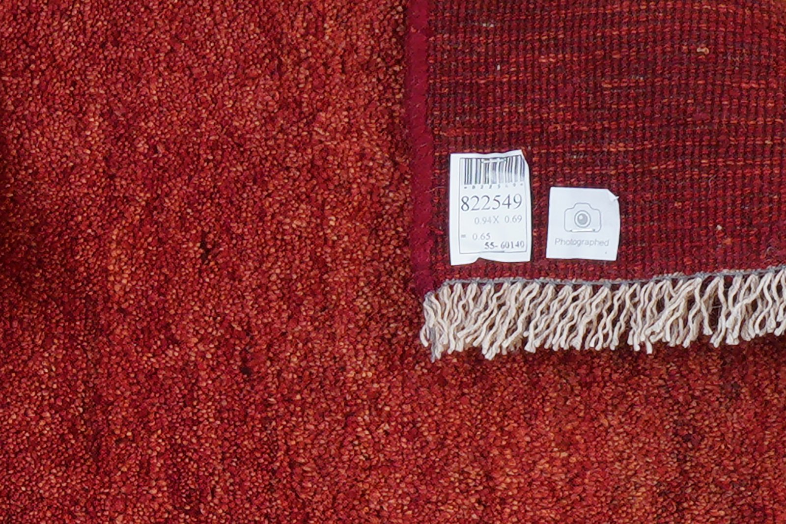 Gabbeh — Hand-knotted, 69x94 cm, Red, 100% Virgin Wool | View 6