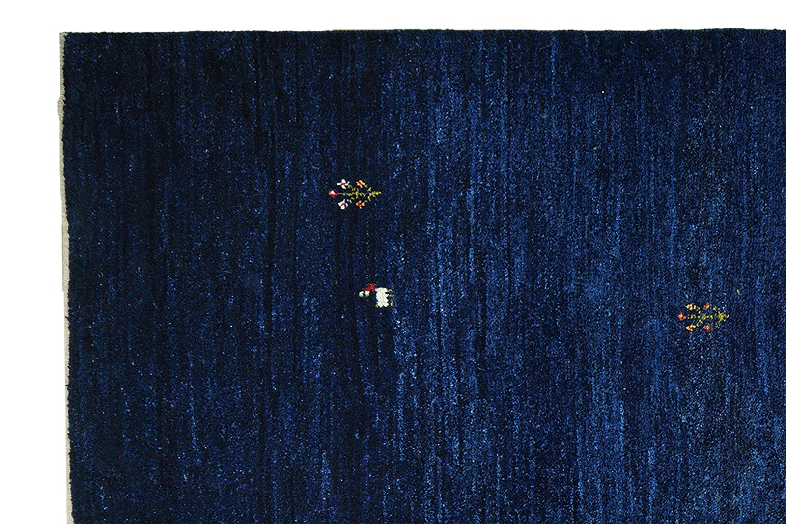 Gabbeh — Hand-knotted, 200x290 cm, Blue, 100% Virgin Wool | View 3