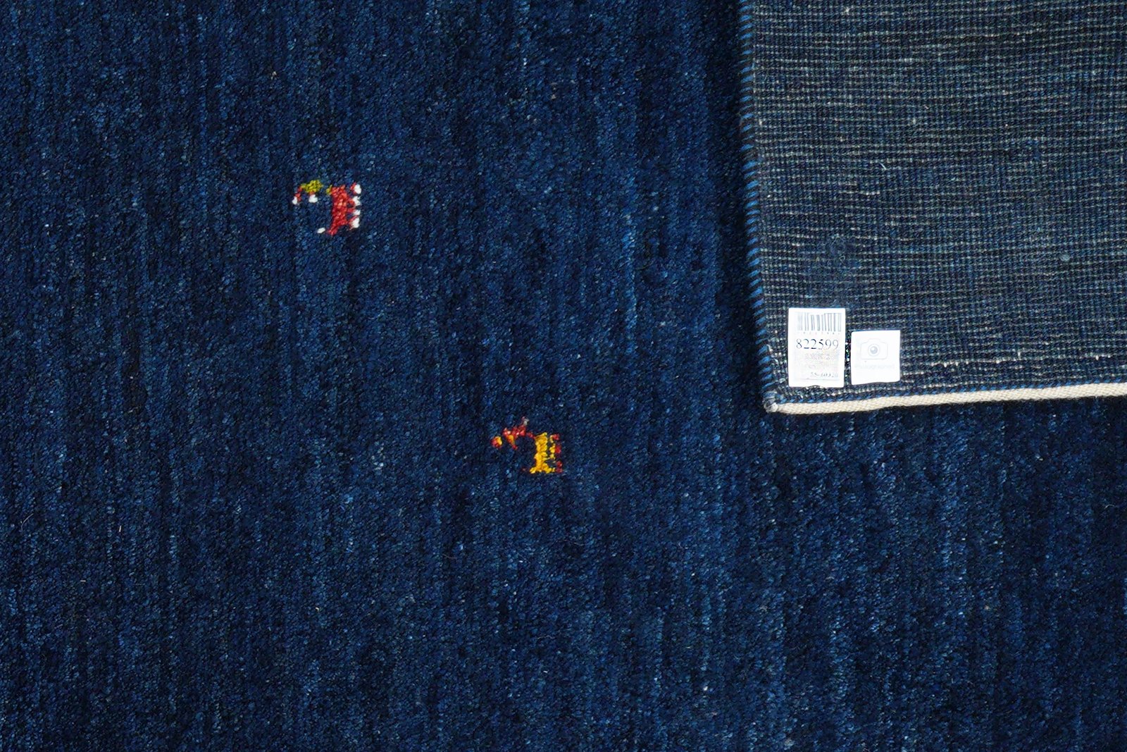 Gabbeh — Hand-knotted, 200x290 cm, Blue, 100% Virgin Wool | View 6
