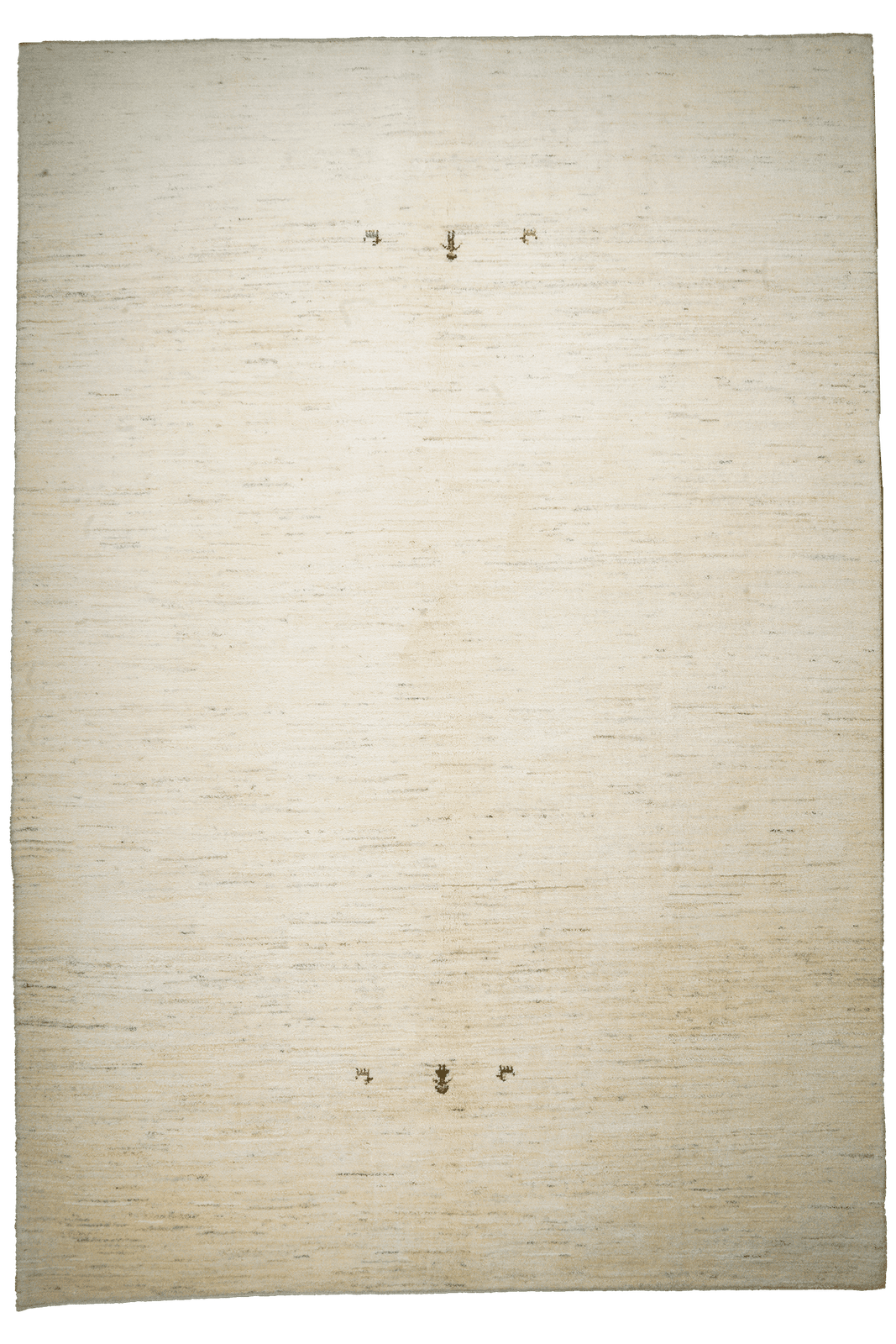 Gabbeh — Hand-knotted, 206x297 cm, Beige, 100% Virgin Wool | Main view