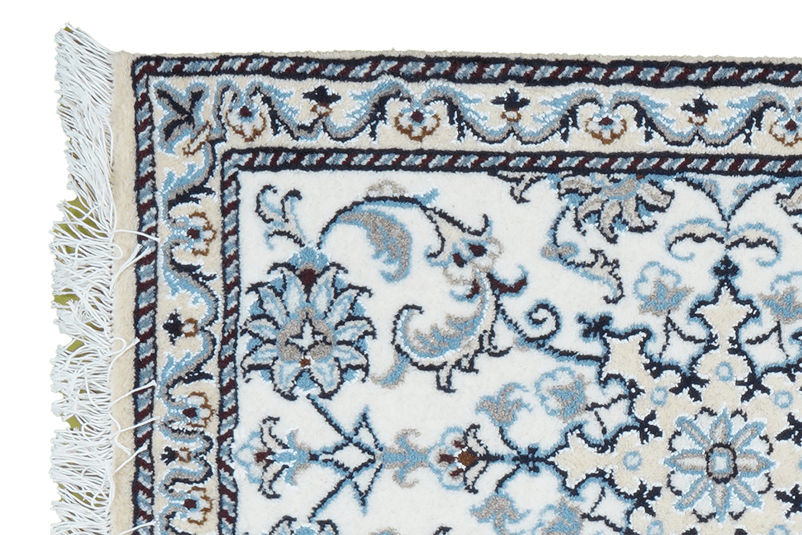 Nain 12La — Hand-knotted, 58x87 cm, Beige, 100% Virgin Wool | View 3