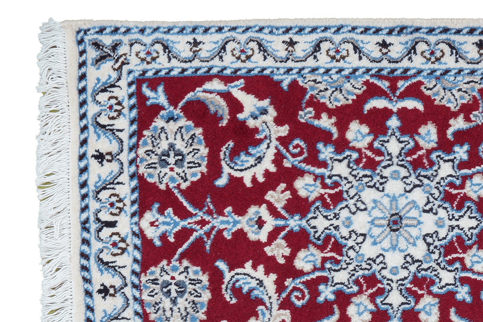 Nain 12La — Hand-knotted, 60x93 cm, Red, 100% Virgin Wool | View 3