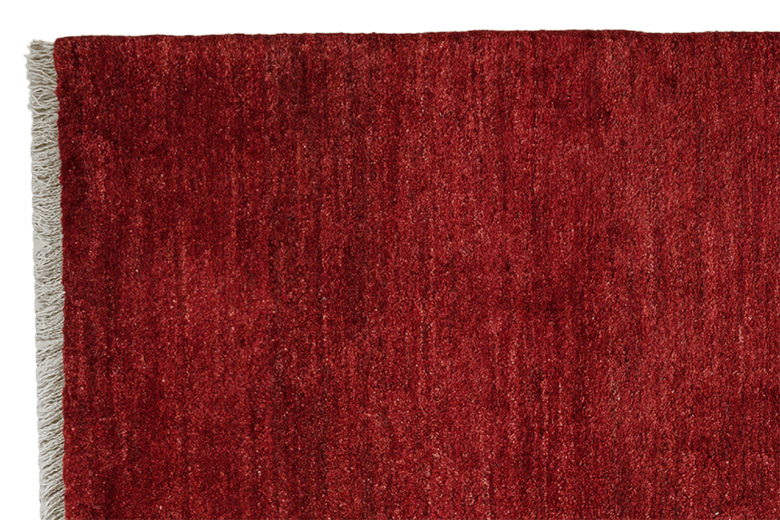 Gabbeh — Hand-knotted, 79x199 cm, Red, 100% Virgin Wool | View 3