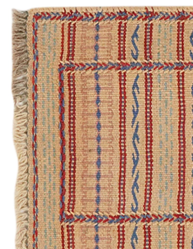 Kelim Kordi — Handmade, 41x59 cm, Beige, 100% Virgin Wool | View 3