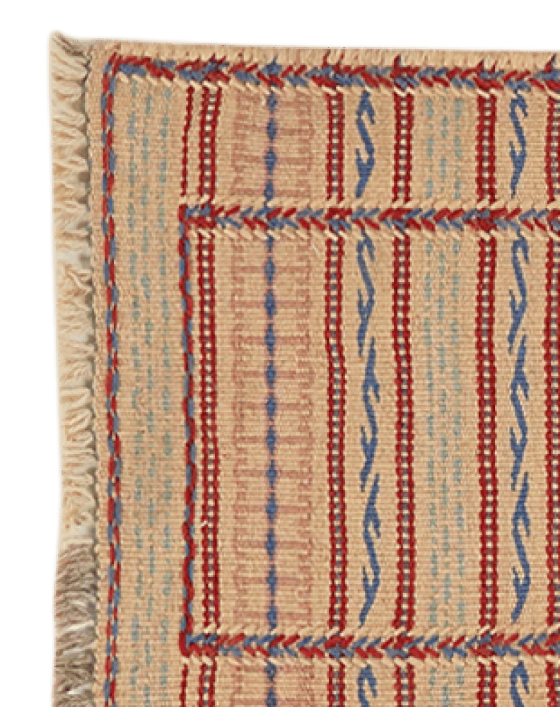 Kelim Kordi — Handmade, 42x58 cm, Beige, 100% Virgin Wool | View 3