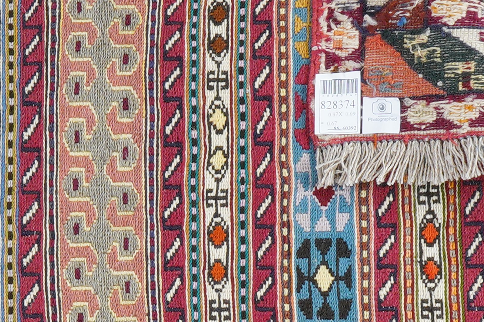 Sumak Shahsavan — Handmade, 69x97 cm, Multicolor, 100% Virgin Wool | View 5