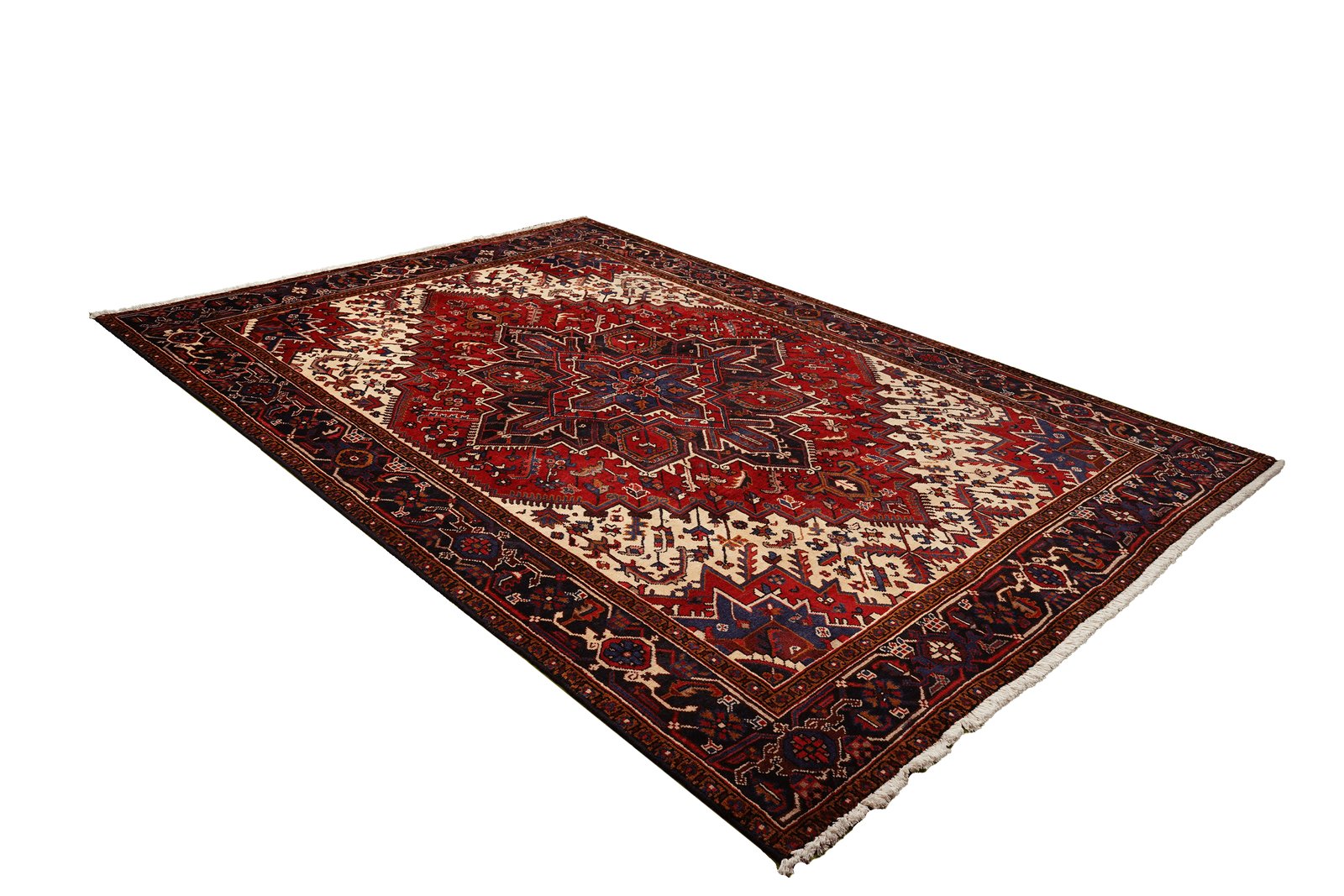Mehrewan — Hand-knotted, 208x298 cm, Red, 100% Virgin Wool | View 4