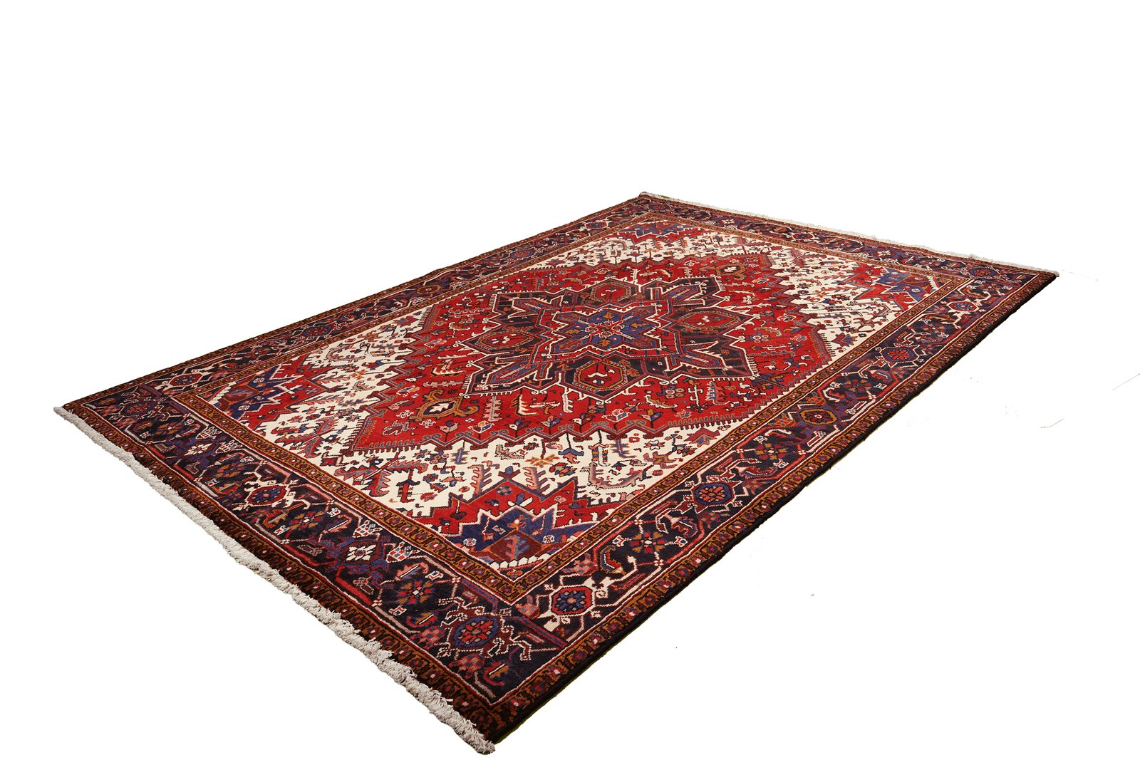 Mehrewan — Hand-knotted, 208x298 cm, Red, 100% Virgin Wool | View 5