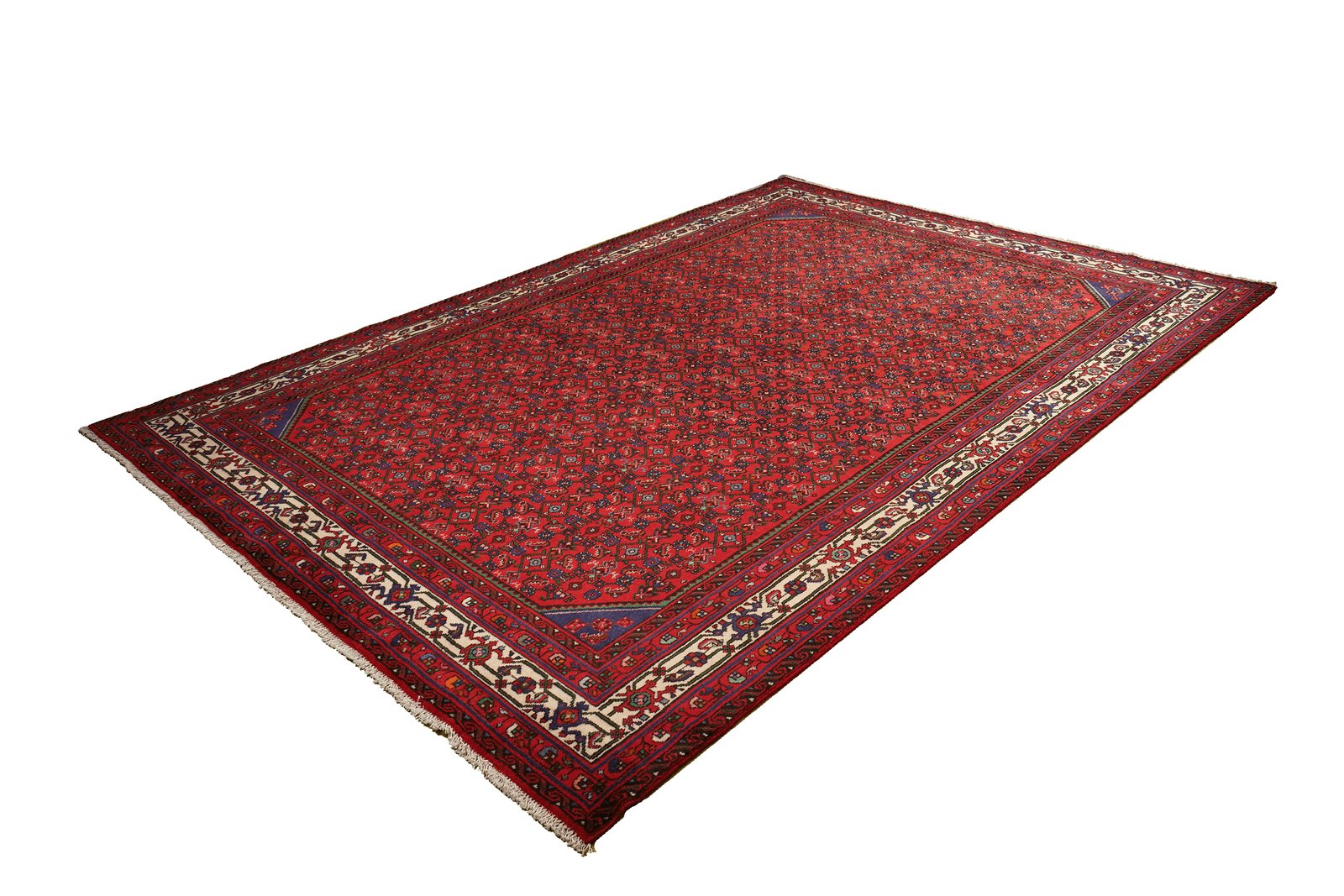 Indjelass — Hand-knotted, 207x301 cm, Red, 100% Virgin Wool | View 5