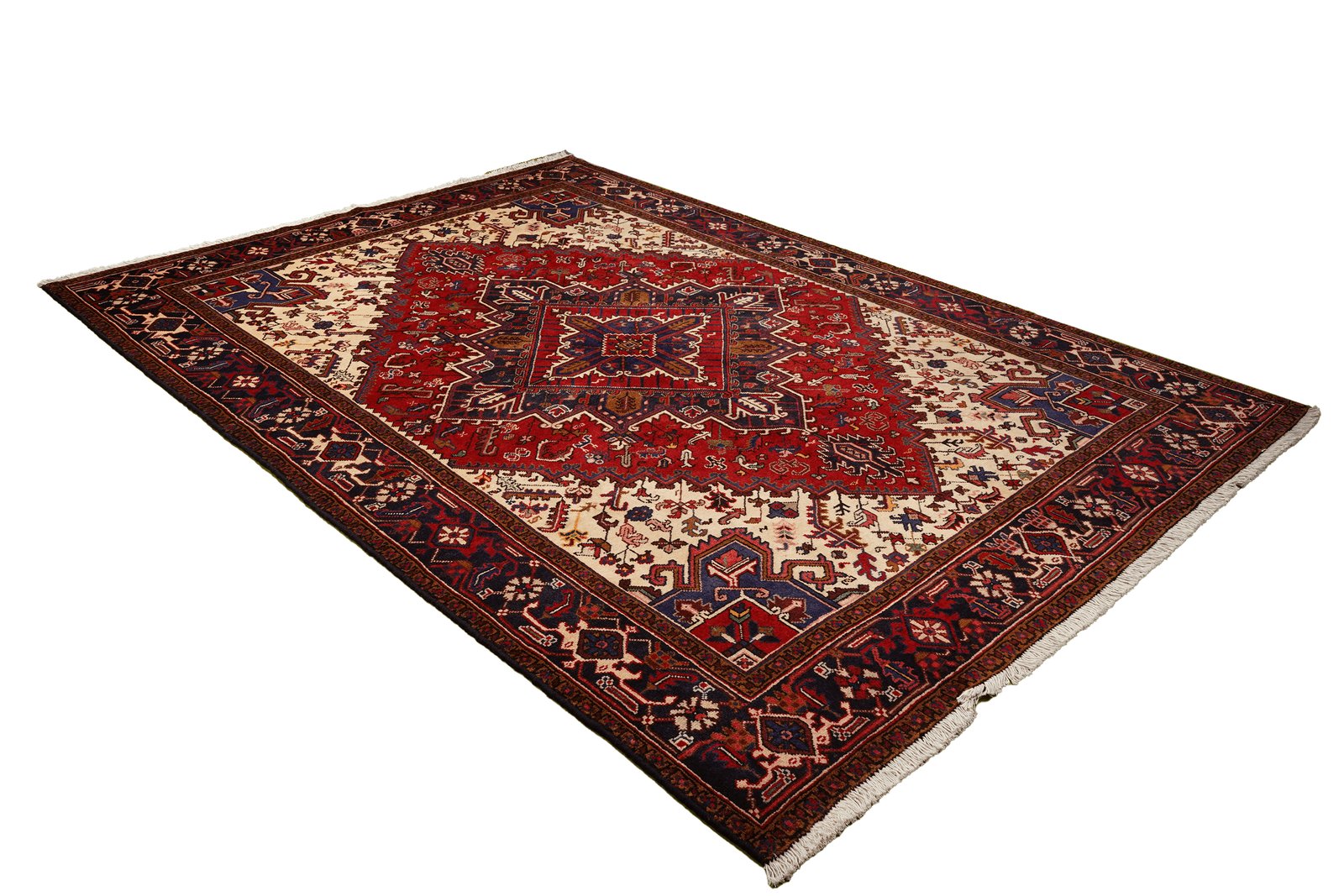 Mehrewan — Hand-knotted, 204x288 cm, Red, 100% Virgin Wool | View 4