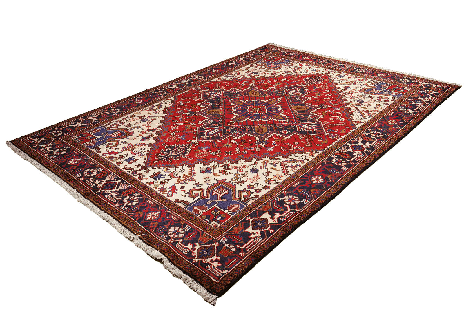 Mehrewan — Hand-knotted, 204x288 cm, Red, 100% Virgin Wool | View 5