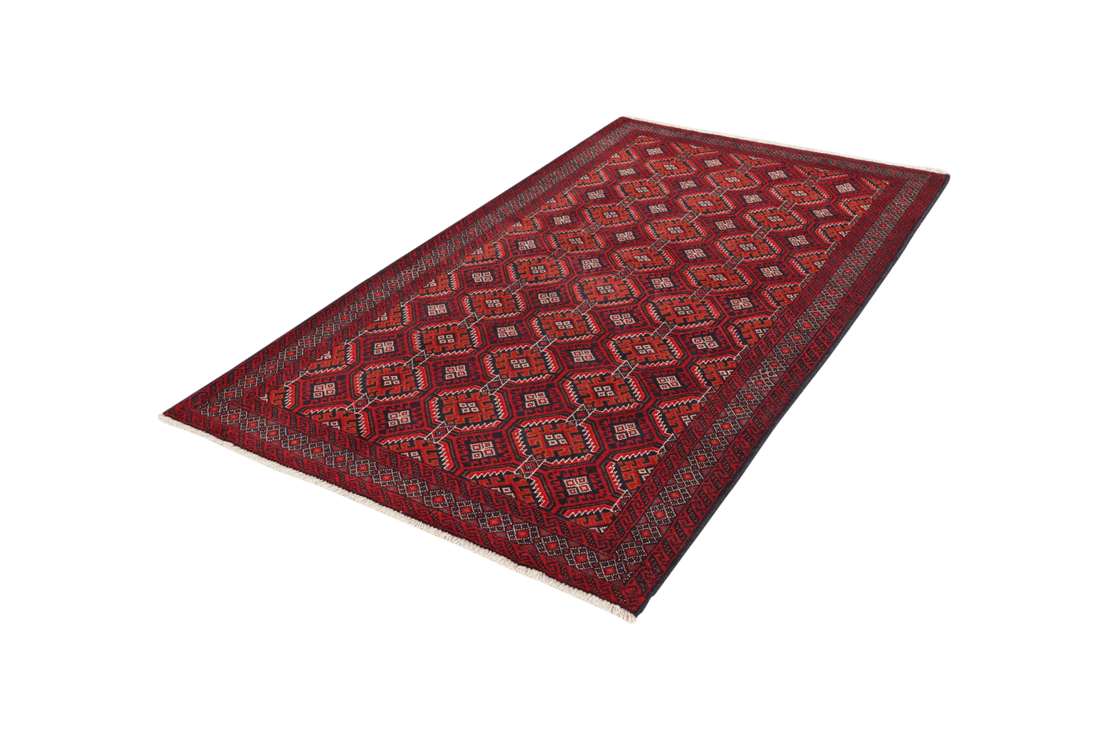 Belutch — Hand-knotted, 113x202 cm, Multicolor, 100% Virgin Wool | View 5