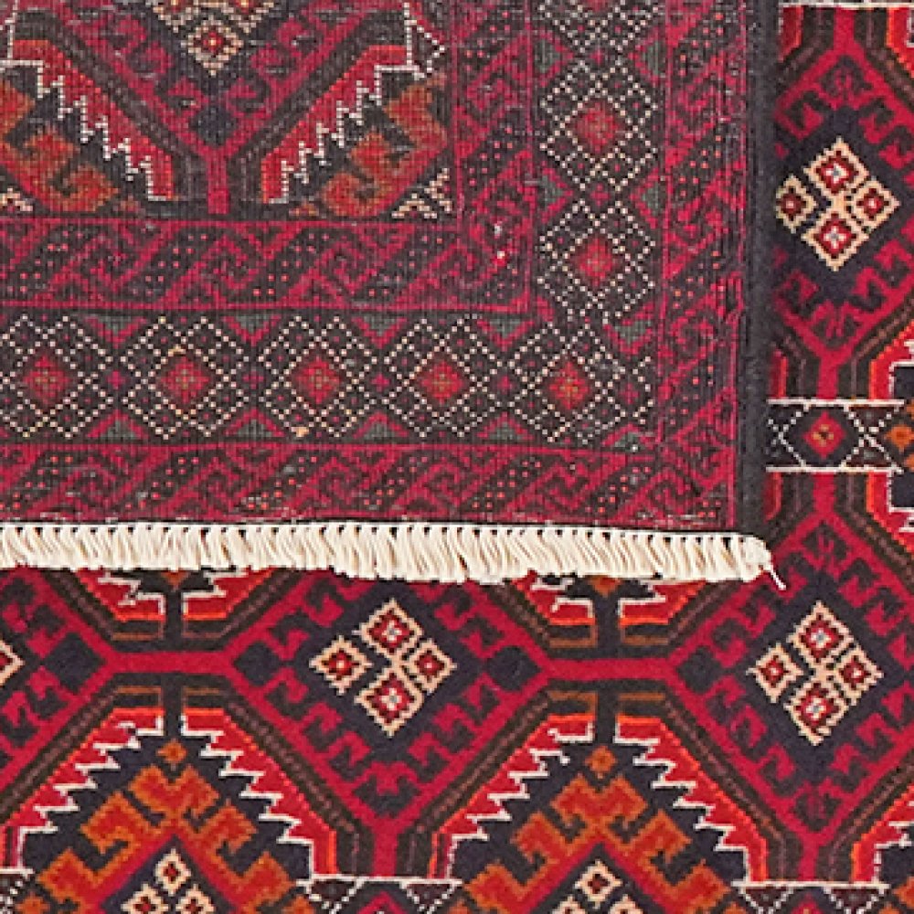 Belutch — Hand-knotted, 113x202 cm, Multicolor, 100% Virgin Wool | View 6