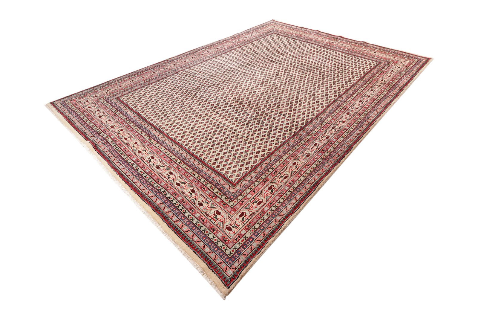 Sarough — Hand-knotted, 222x324 cm, Beige, 100% Virgin Wool | View 5