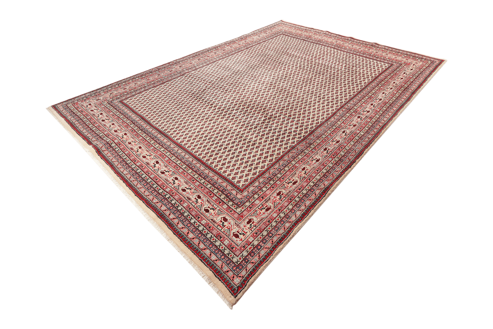 Sarough — Hand-knotted, 222x324 cm, Beige, 100% Virgin Wool | View 5