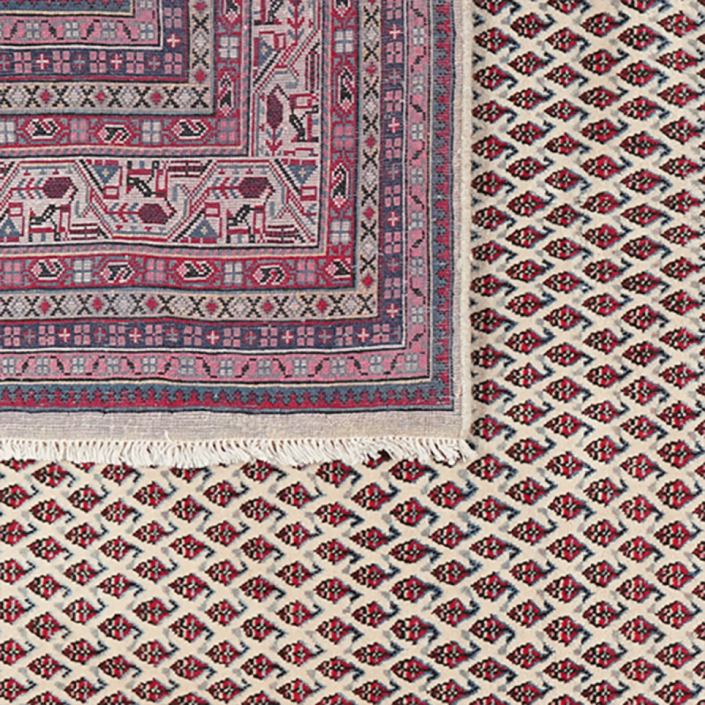 Sarough — Hand-knotted, 222x324 cm, Beige, 100% Virgin Wool | View 6