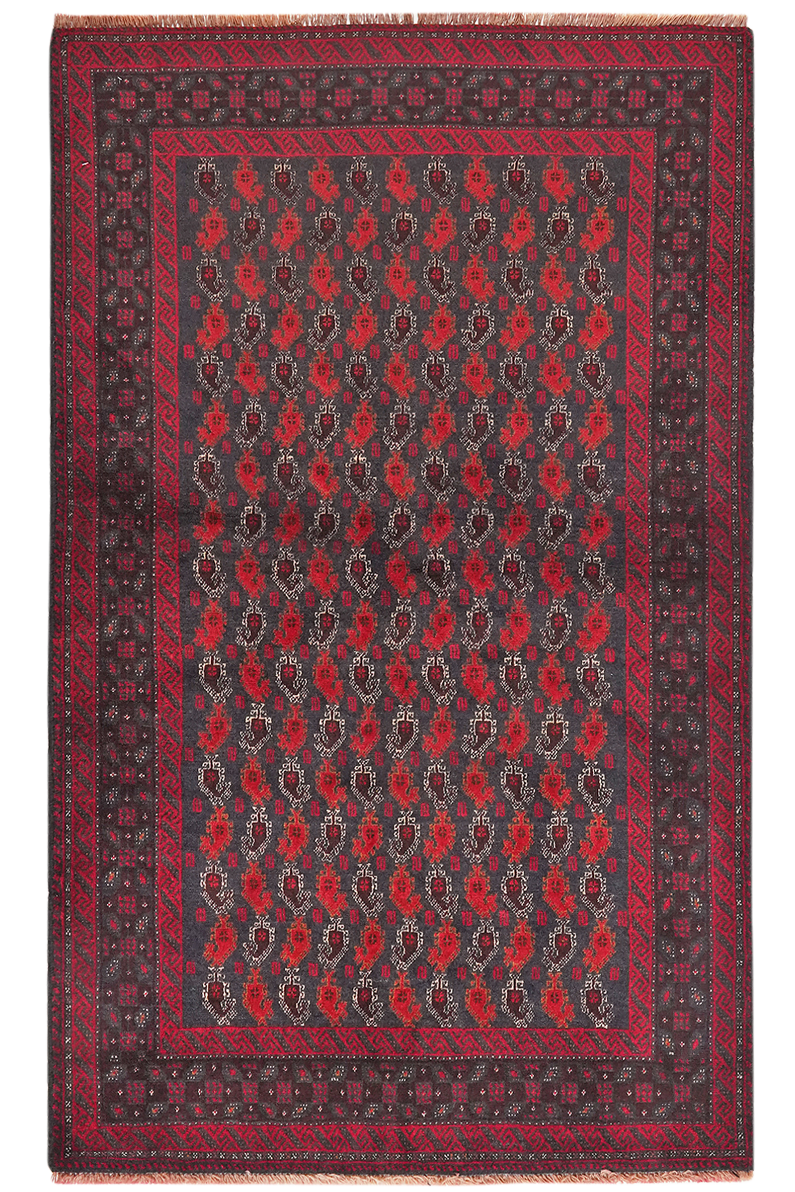 Belutch — Handgefertigt, 162x103 cm, Braun, 100% Virgin Wool | Main view