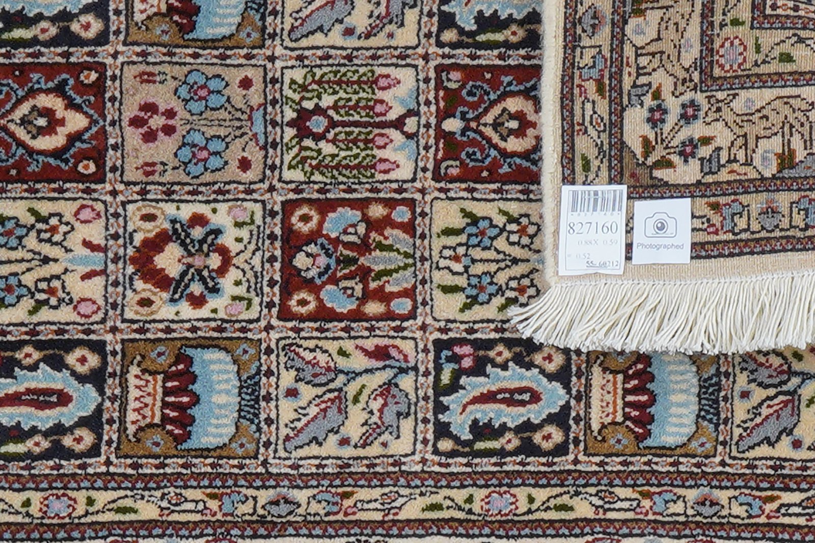Moud Felder — Hand-knotted, 59x88 cm, Multicolor, 100% Virgin Wool | View 6