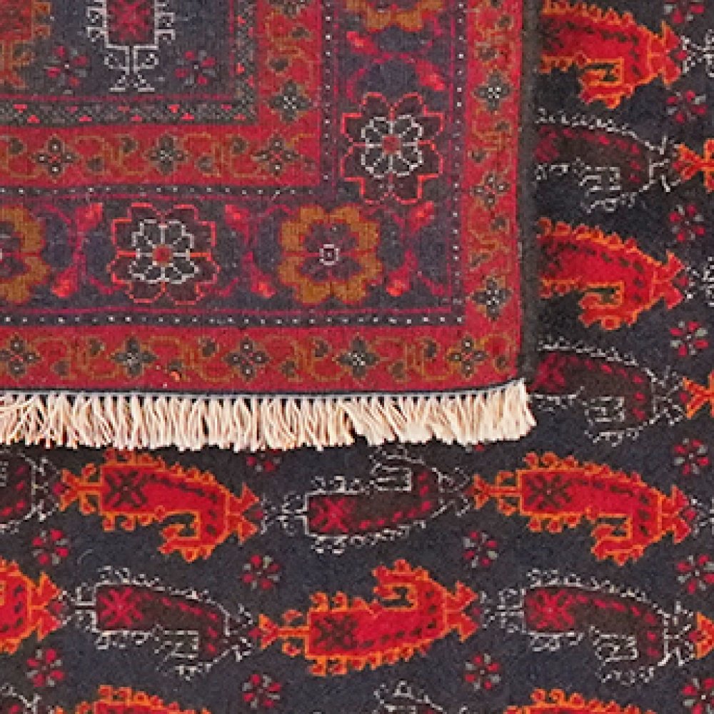 Belutch — Hand-knotted, 99x169 cm, Blue, 100% Virgin Wool | View 6