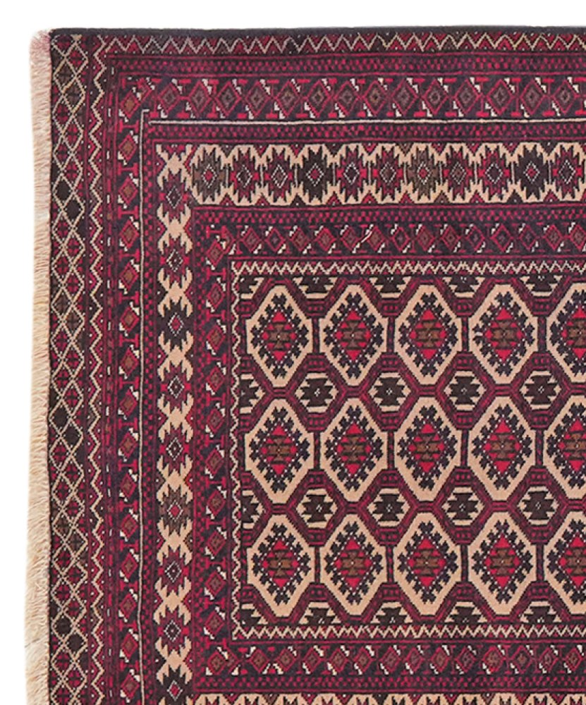 Belutch — Hand-knotted, 88x182 cm, Beige, 100% Virgin Wool | View 3