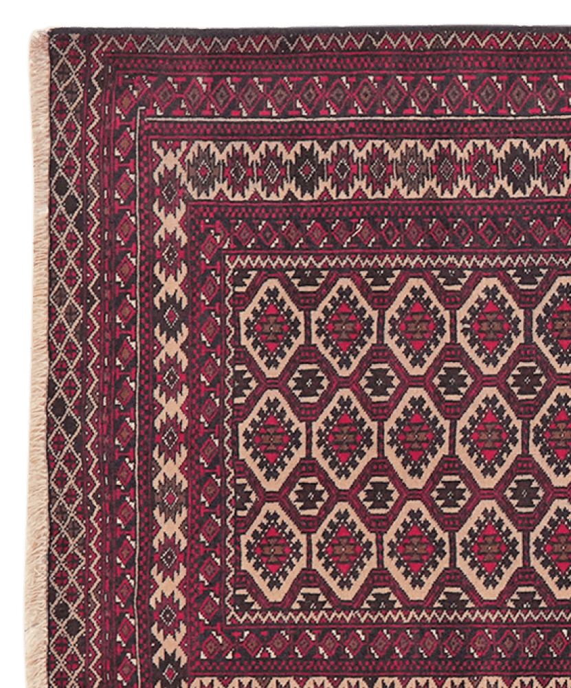 Belutch — Hand-knotted, 88x182 cm, Beige, 100% Virgin Wool | View 3