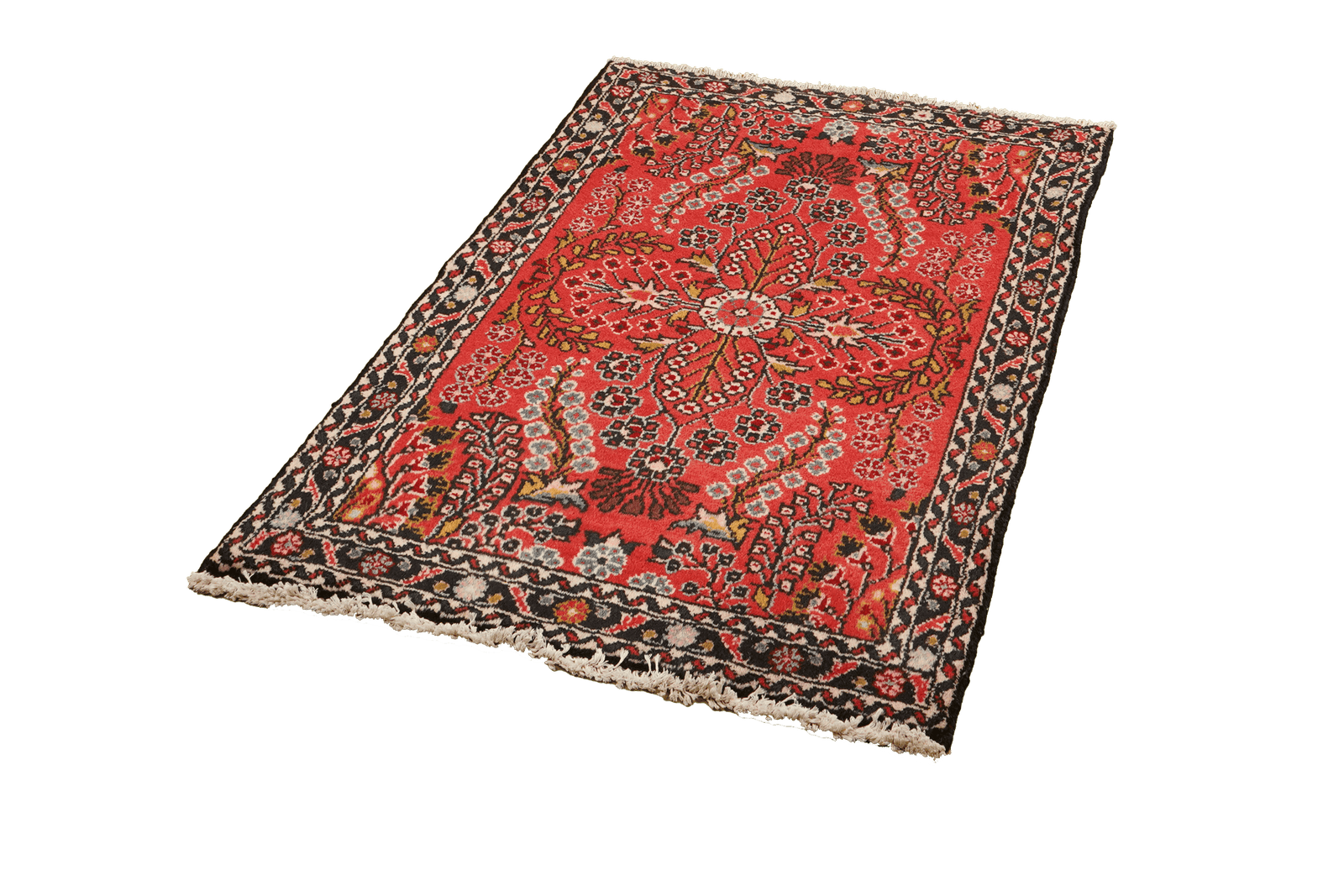 Dardjazin — Hand-knotted, 77x125 cm, Red, 100% Virgin Wool | View 5