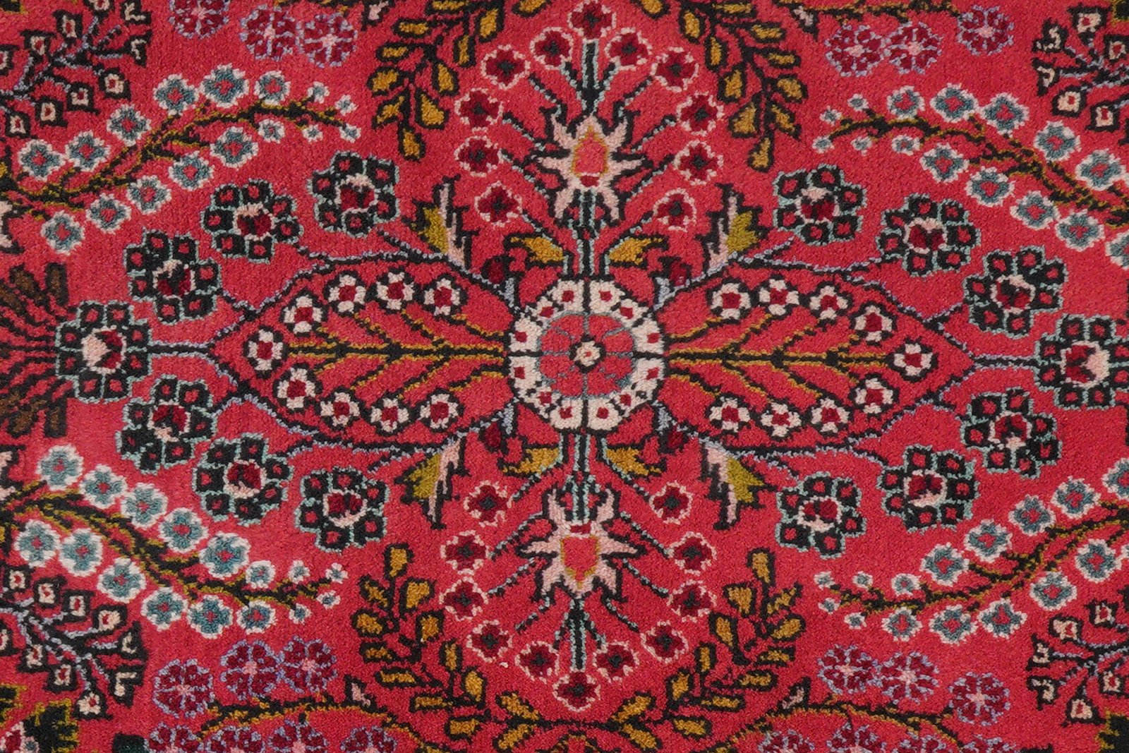 Dardjazin — Hand-knotted, 77x125 cm, Red, 100% Virgin Wool | View 7
