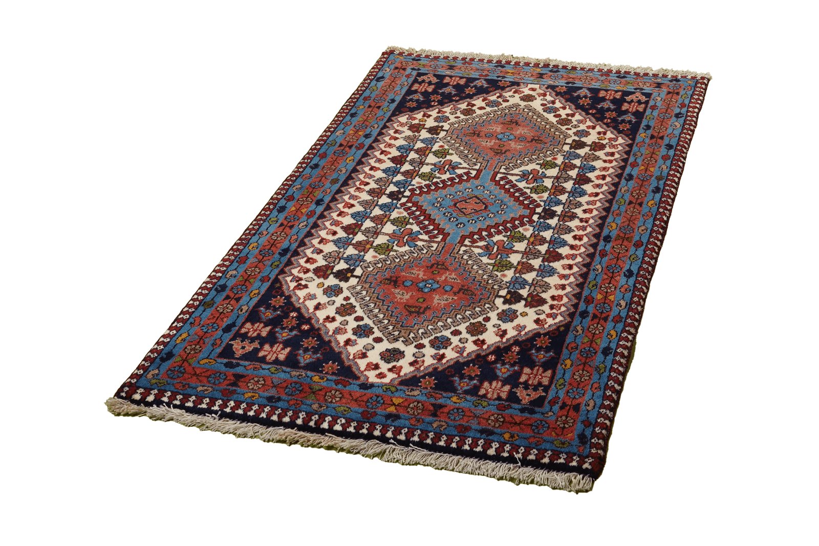 Yalameh — Hand-knotted, 81x127 cm, Multicolor, 100% Virgin Wool | View 5