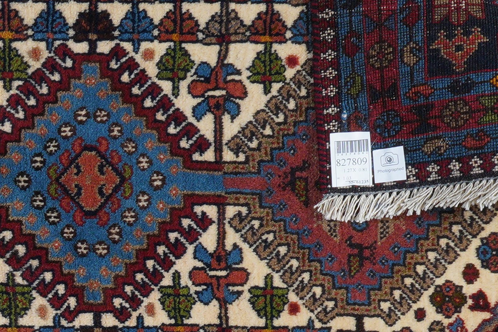 Yalameh — Hand-knotted, 81x127 cm, Multicolor, 100% Virgin Wool | View 6