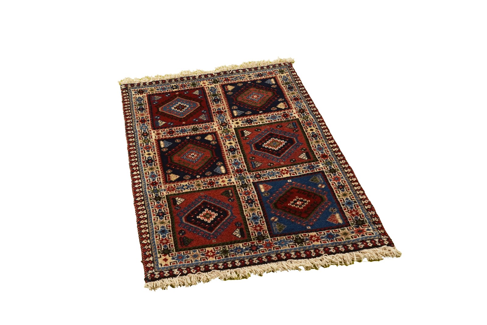 Yalameh — Hand-knotted, 62x96 cm, Multicolor, 100% Virgin Wool | View 4